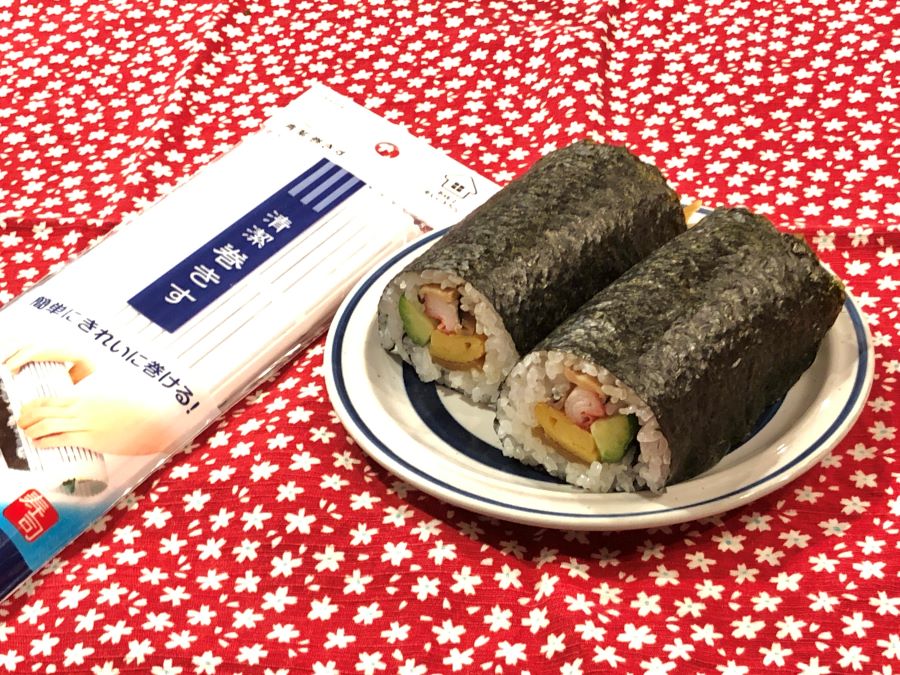 100均Watts(ワッツ)の「巻きす」で恵方巻を手作り♪