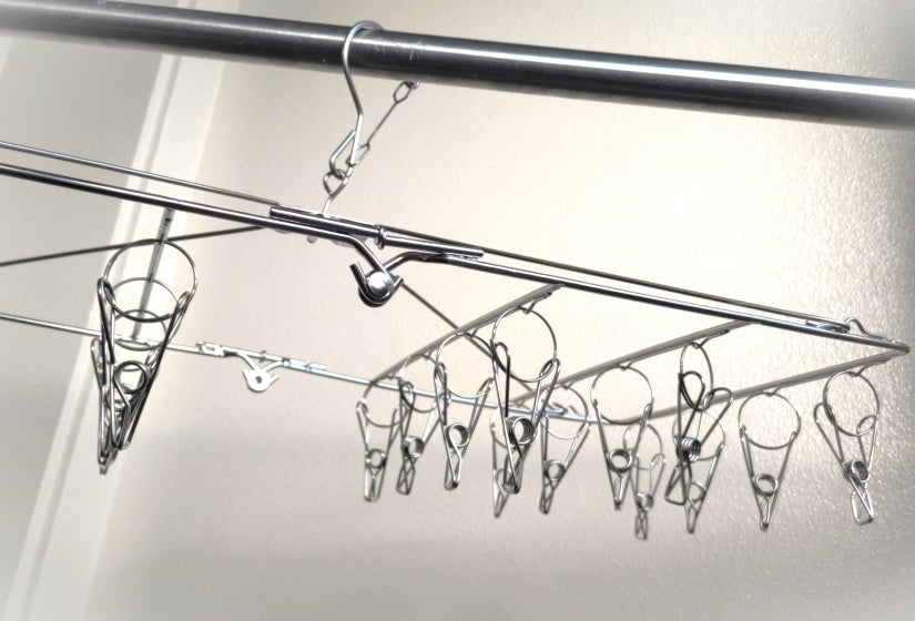 洗濯グッズのマイ新定番! 880円の「ステンレス角ハンガー」