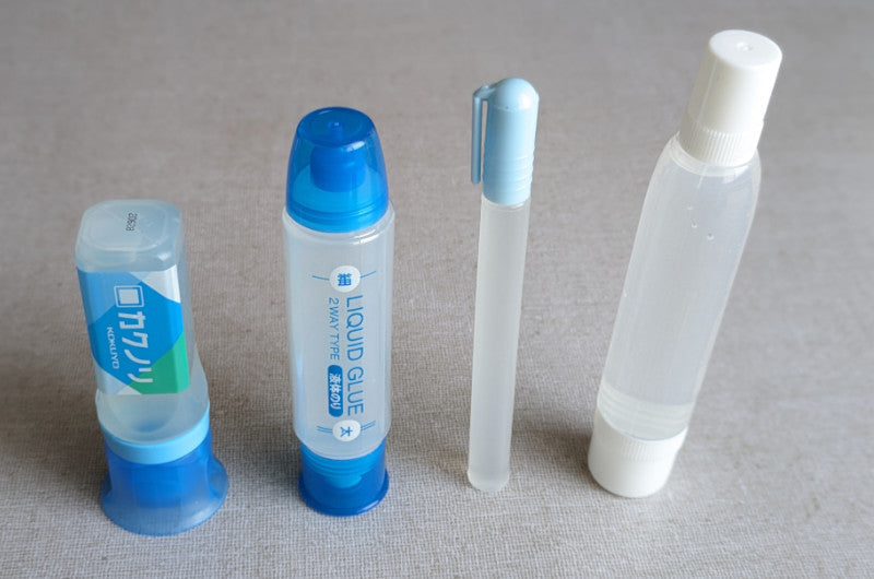 コスパだけじゃない!100均の液体のり4アイテムを使い比べ