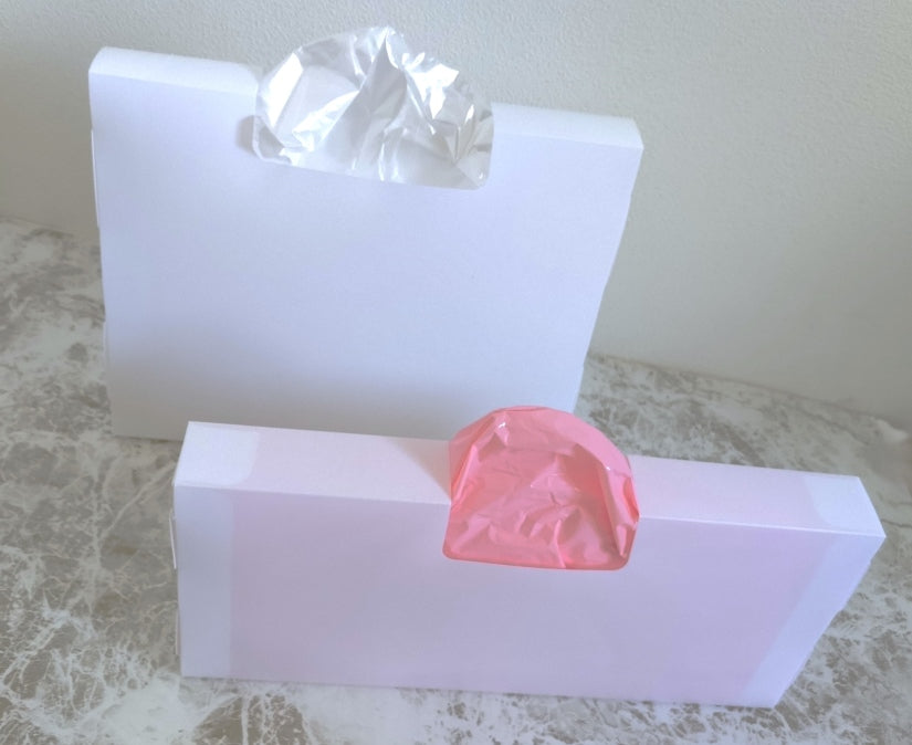 ゴミ袋の取りづらさ解決! 110円の「キッチン消耗品収納ケース」