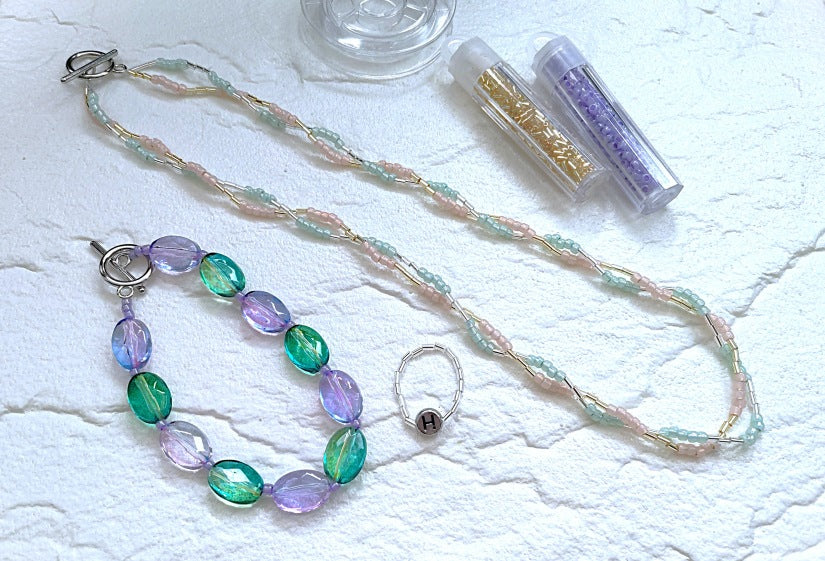 100均の日本製ビーズが可愛い! 超簡単な「夏アクセ」の作り方♪