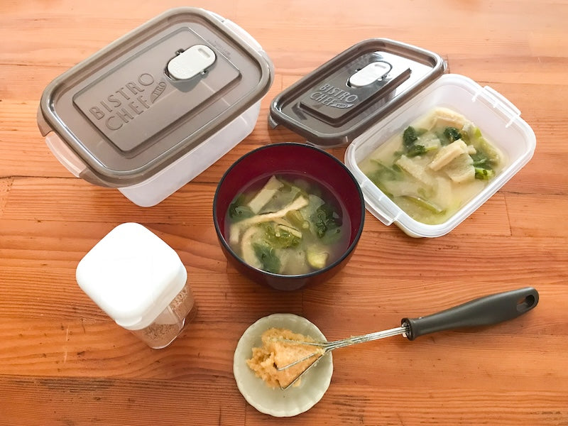 手間の解消がミソ! 味噌汁づくりが楽になる100均グッズ