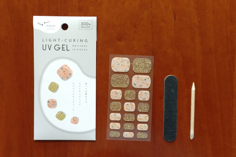 貼るだけでサロン級♡ ワッツオンラインのフット用UVジェルネイルシール