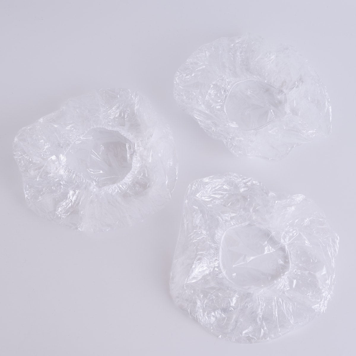 シャワーキャップ お風呂キャップ バスキャップ クリア使い捨てキャップ 10P 001390