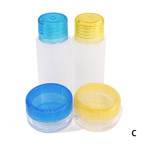 トラベルボトル トラベルセット 4P(ボトル2本・クリーム入れ2個) 001438