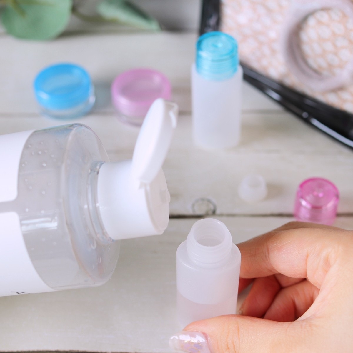 トラベルボトル トラベルセット 4P(ボトル2本・クリーム入れ2個) 001438