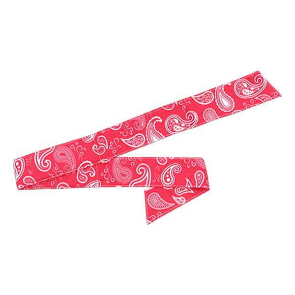 【OUTLET】ネッククーラー クールネックバンド アイスネックリング 熱中症対策 クールバンドペイズリーレッド 001724