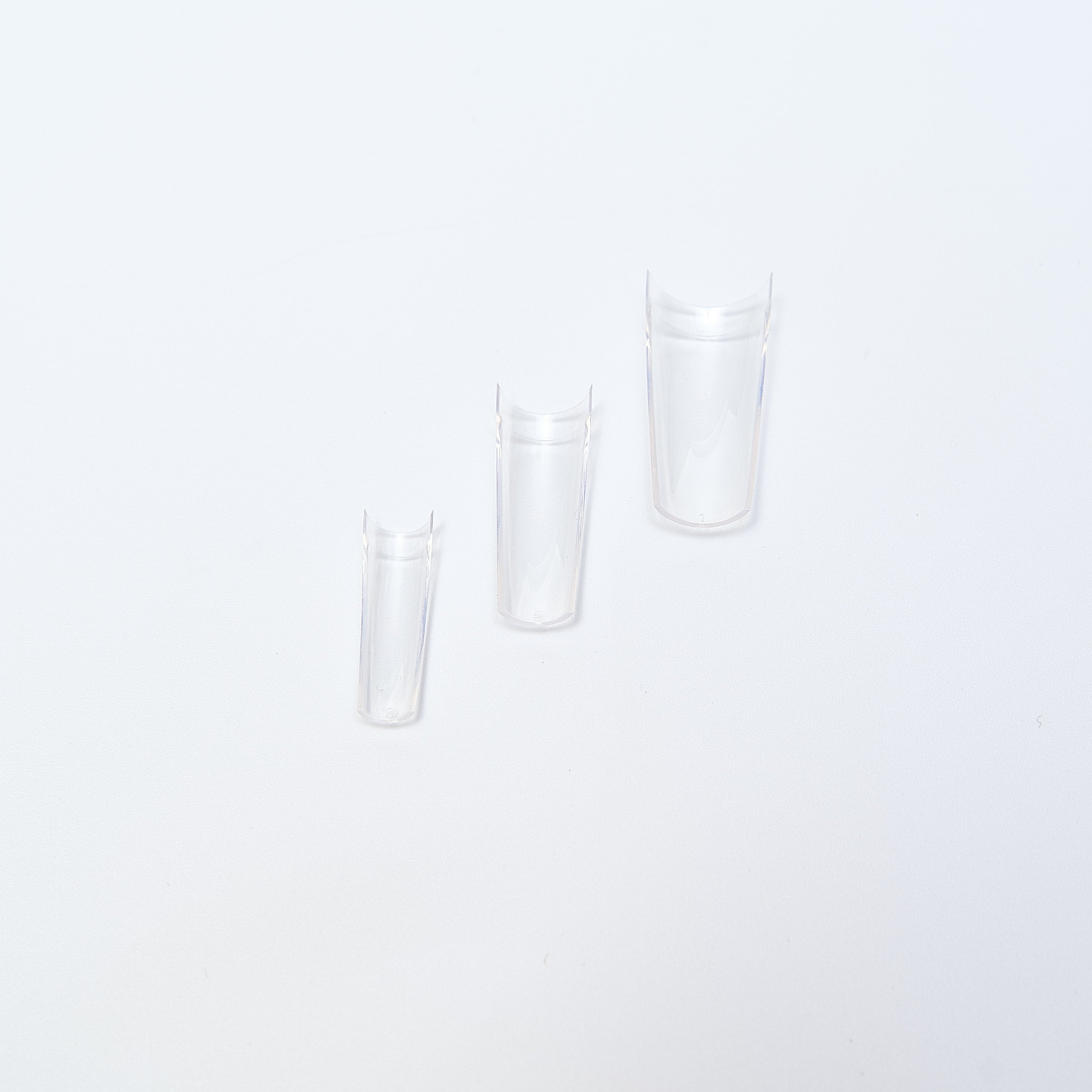 付け爪 ネイルチップ フレンチネイルチップ クリア 50枚入り 001892