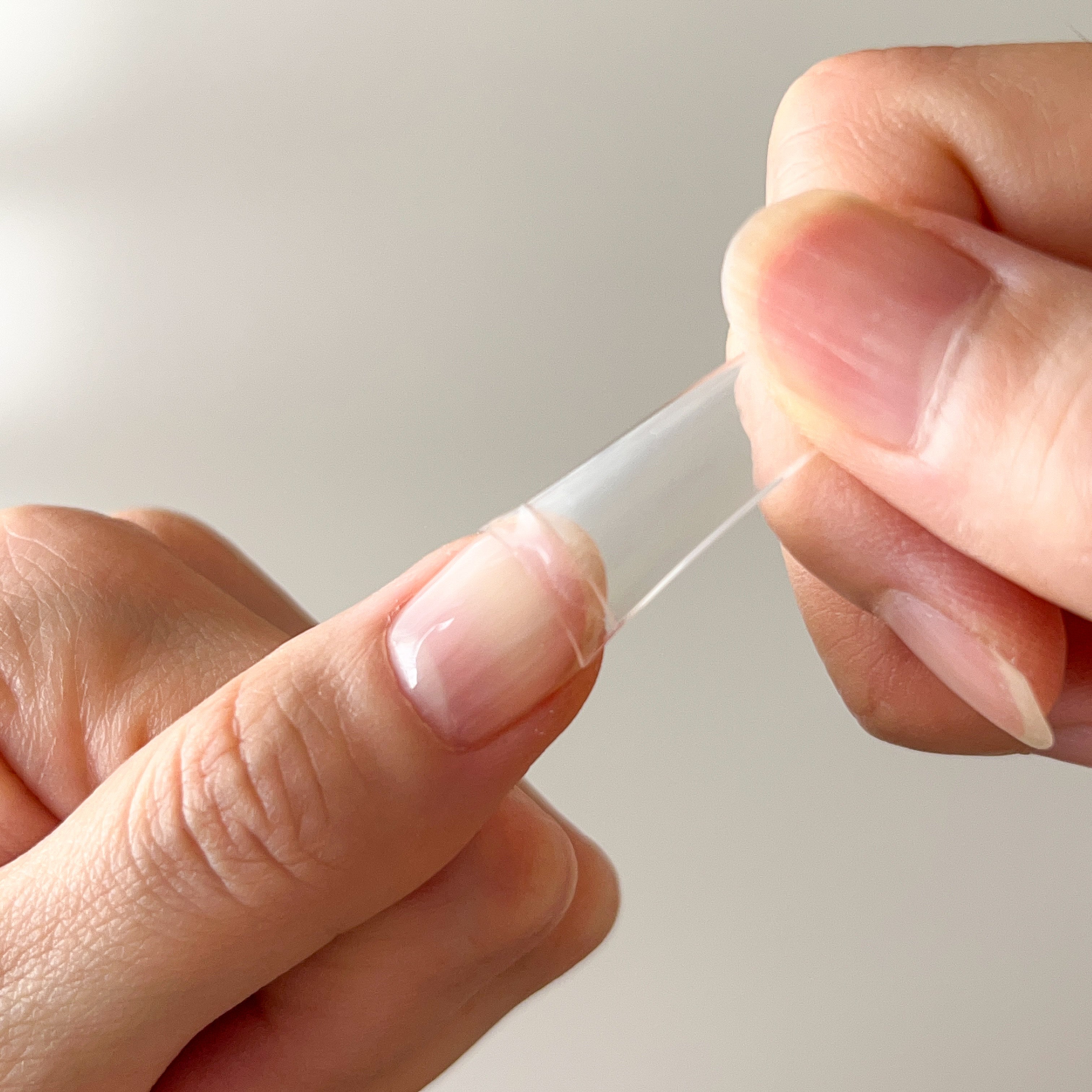 付け爪 ネイルチップ フレンチネイルチップ クリア 50枚入り 001892