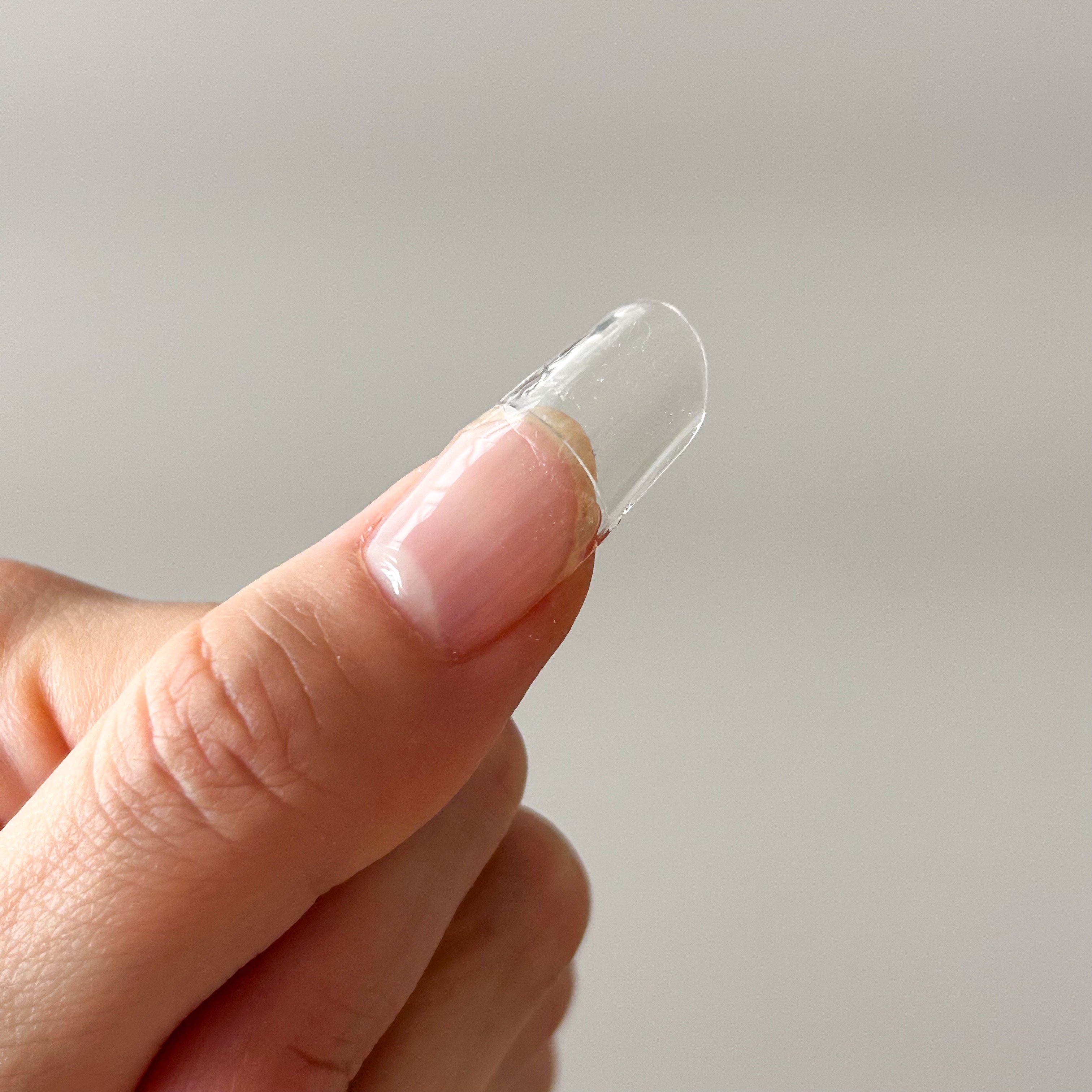 付け爪 ネイルチップ フレンチネイルチップ クリア 50枚入り 001892