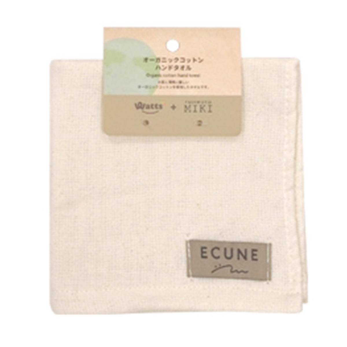 【在庫限り】PB.藤本美貴コラボ オーガニックコットンハンドタオル 002882