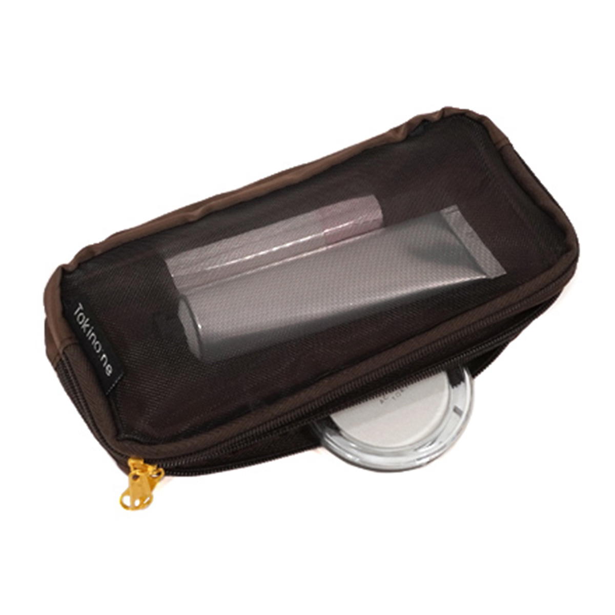 Tokinone PB.Wファスナーコスメポーチ BR 003777