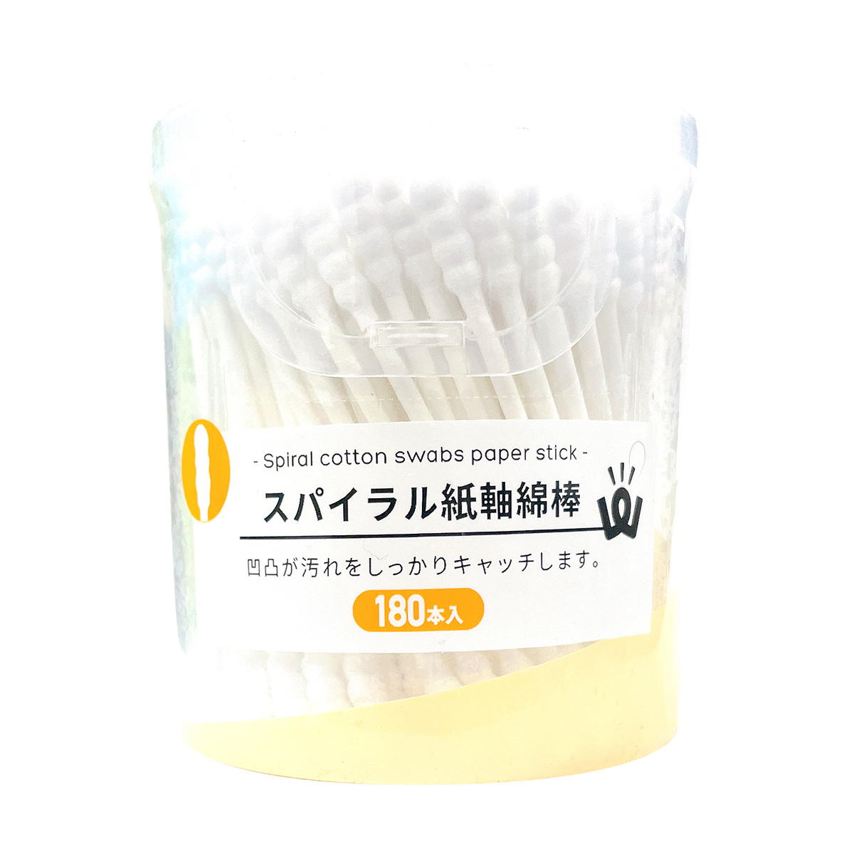 PB.スパイラル紙軸綿棒 180本入 004400