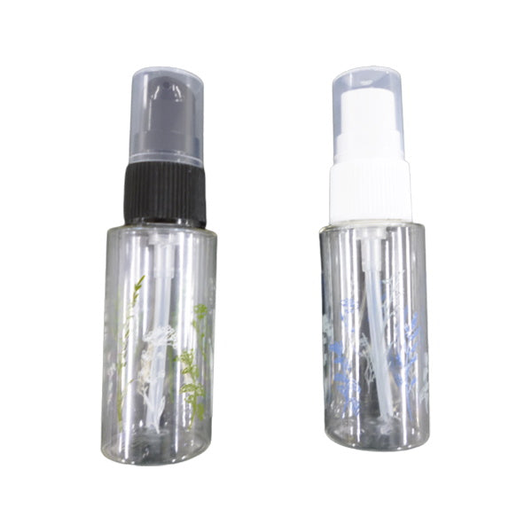 トラベルボトル 詰め替え容器 ポンプボトル ボタニカル柄 30ml 005342