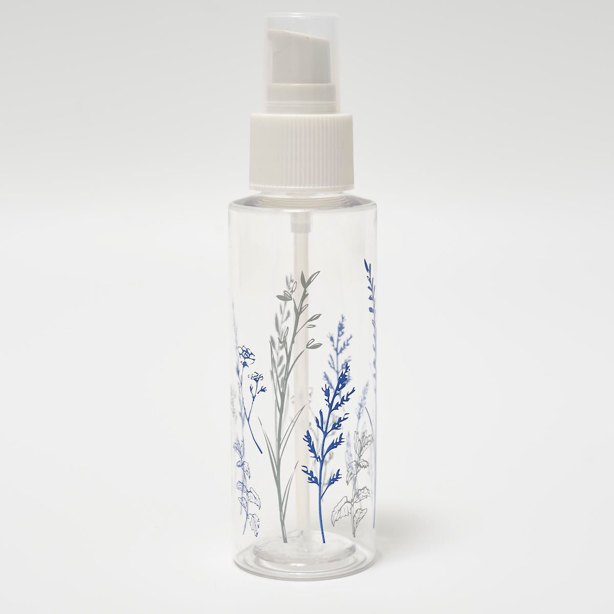 トラベルボトル 詰め替え容器 ポンプボトル ボタニカル柄 100ml 005343