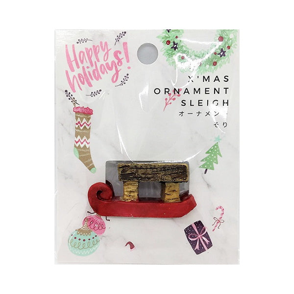 【在庫限り】XMASオーナメント02 ソリ 006750
