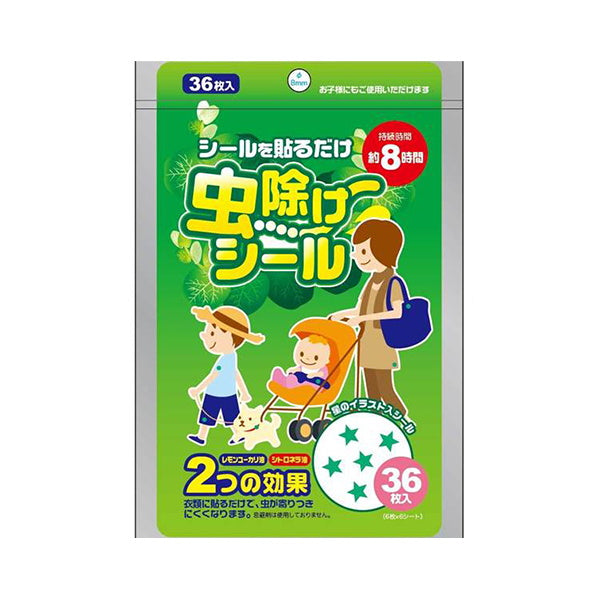 虫除けシール 36枚入 006888