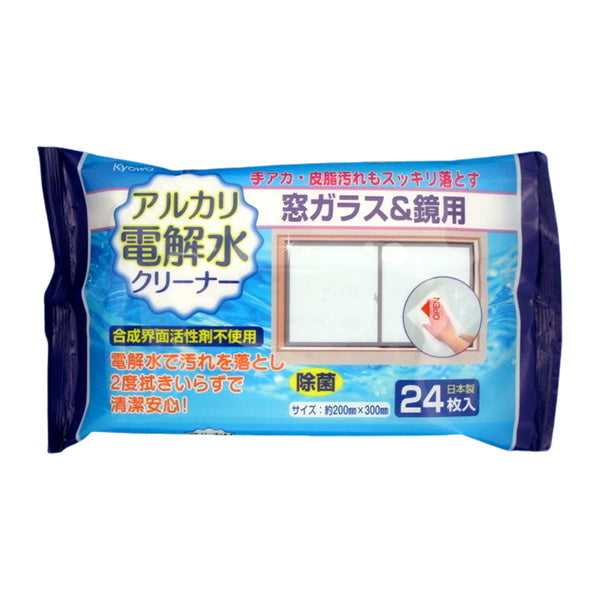 アルカリ電解水クリーナー 窓ガラス&鏡用 24P 011037