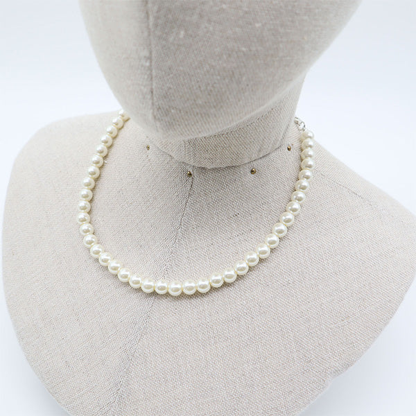 ZS-405ネックレス 1P/約20cm パール 012083