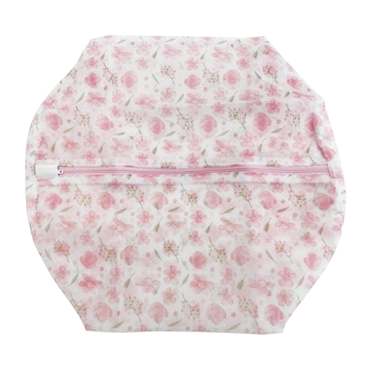 洗濯ネット 柄付ランドリーネット フラワー円柱型 017323