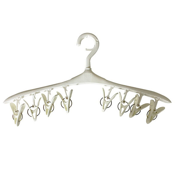ピンチハンガー 洗濯ハンガー 物干しハンガー ランドリーピンチ Ramo ピンチハンガー ピンチ8個付 ホワイト 017651