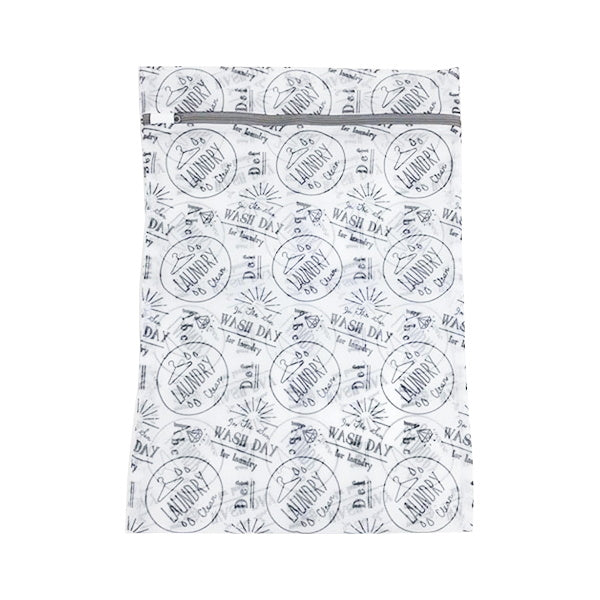 洗濯ネット ランドリーネット 英字せんたくネット 50×35cm 018123