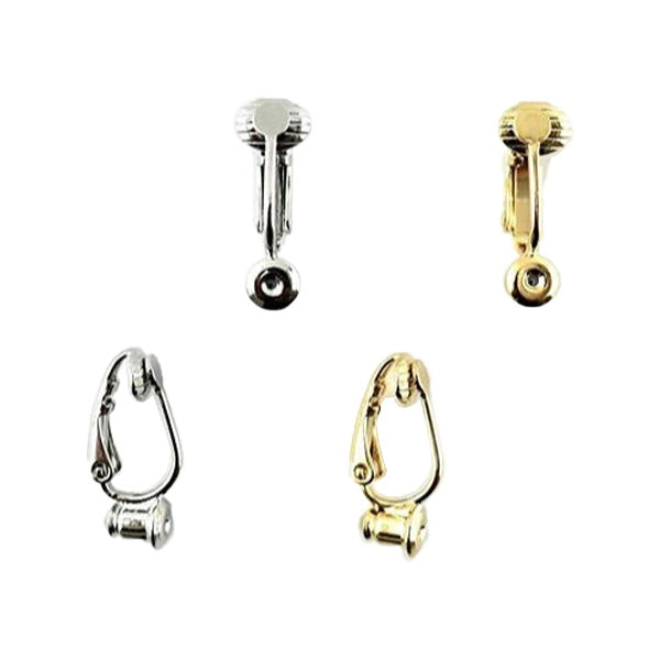 イヤリングパーツ 真鍮 シェリ イヤリングコンバーター シルバー 2個入 018387