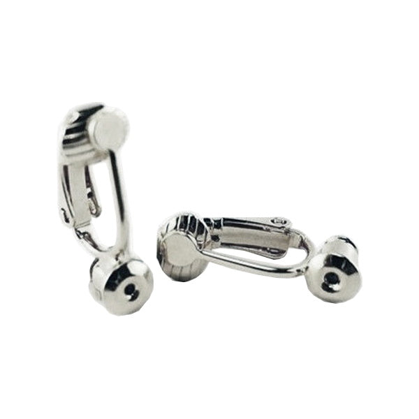 イヤリングパーツ 真鍮 シェリ イヤリングコンバーター シルバー 2個入 018387