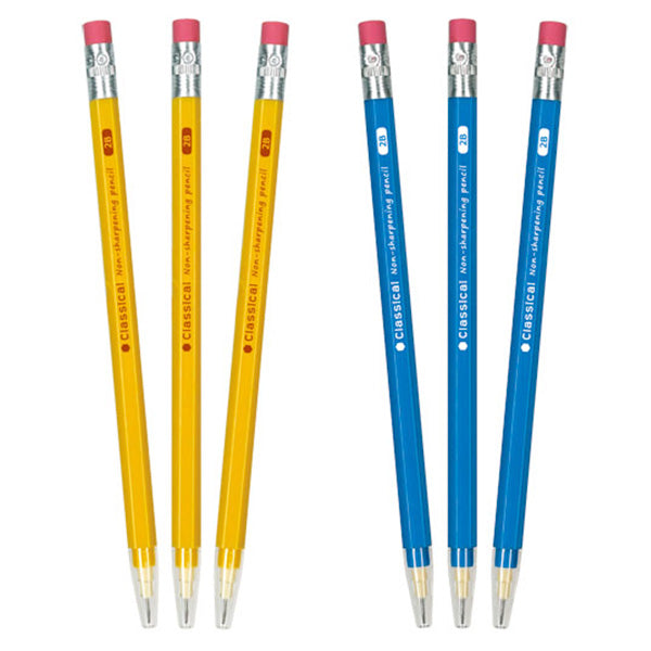 鉛筆 えんぴつ エンピツ 六角軸ロケット 鉛筆/2B 3P 018591