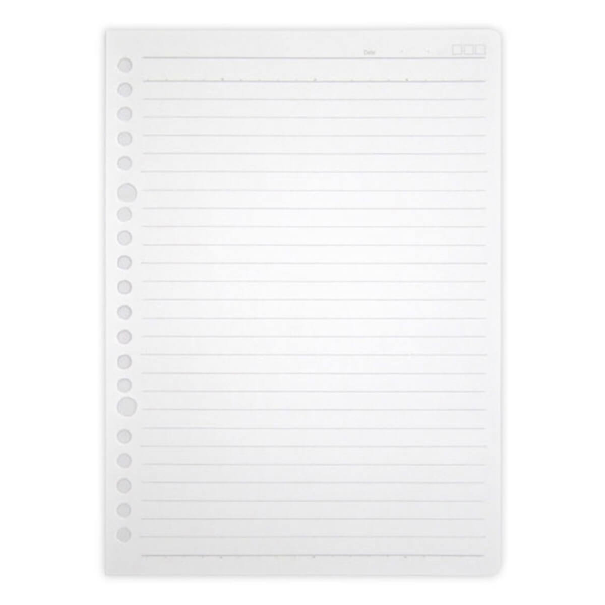 A5 ルーズリーフ A罫 60枚20穴 019271