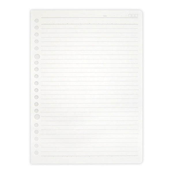 A5 ルーズリーフ B罫 60枚20穴 019272