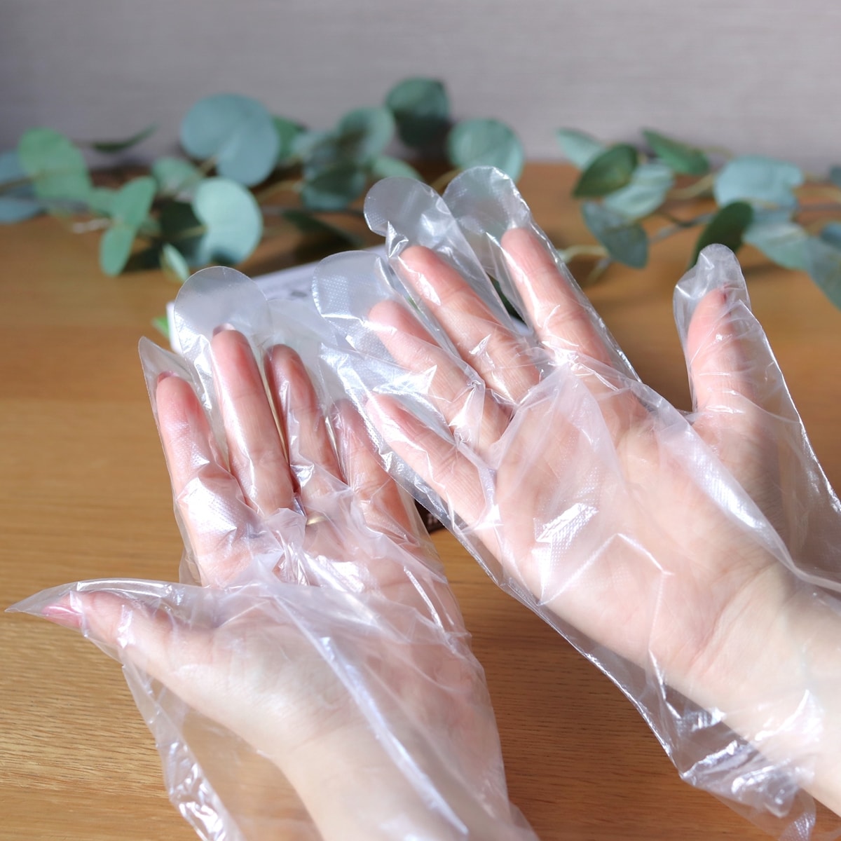 ポリエチレン手袋 ポリ手袋 使い捨て手袋 PB.ポリエチレン手袋 100枚入 019307