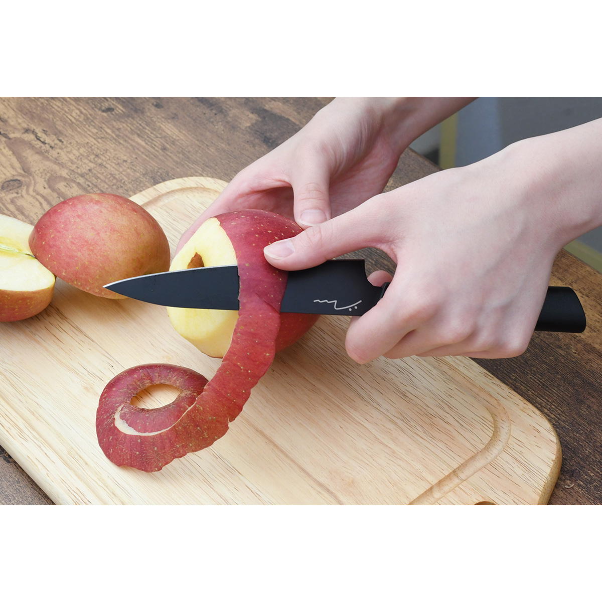 【在庫限り】PB.藤本美貴コラボ ペティナイフ(ふっ素) 019499