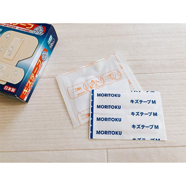 絆創膏 ばんそうこう キズテープ防水タイプ12枚/指先6枚+標準6枚 019534