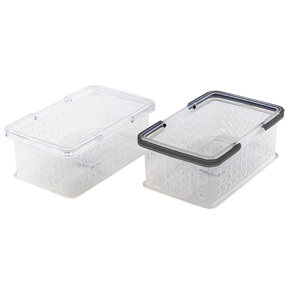 収納ボックス 収納ケース ストック収納 ハンドル付 aカラーバスケット 003 020525