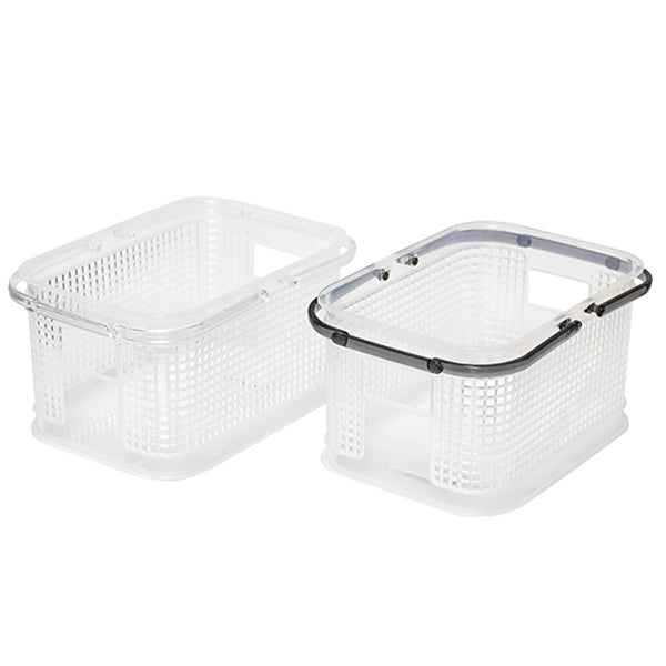 収納ボックス 収納ケース ストック収納 ハンドル付 aカラーバスケット 005 020527