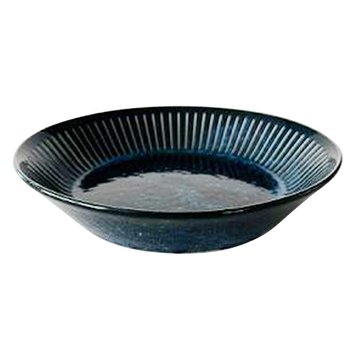 Tokinone PB.色撥水十草反り型プレート窯変紺 021214