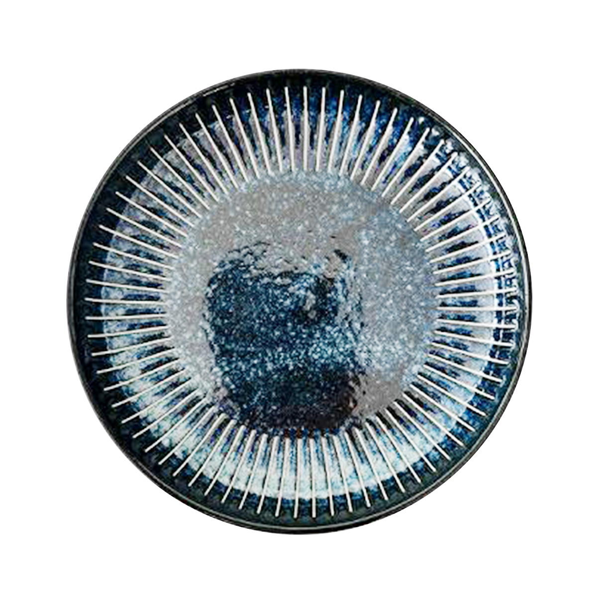 Tokinone PB.色撥水十草パスタ皿窯変紺 021218