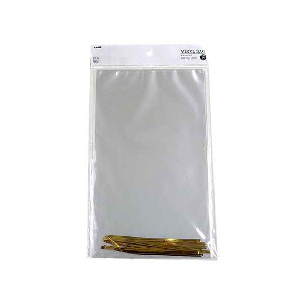 ギフトバッグ プレゼント用バッグ ラッピング袋 ビニールBAG 無地 10枚 L 023004