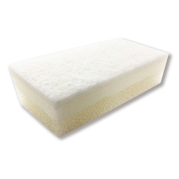 風呂掃除スポンジj 3層バススポンジ ホワイト 023336