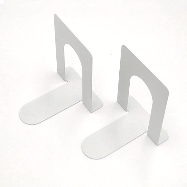 ミニブックスタンド ブックエンド 2P ホワイト 023505