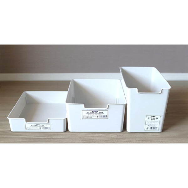 収納ケース ストレージボックス ショート グレー 026252