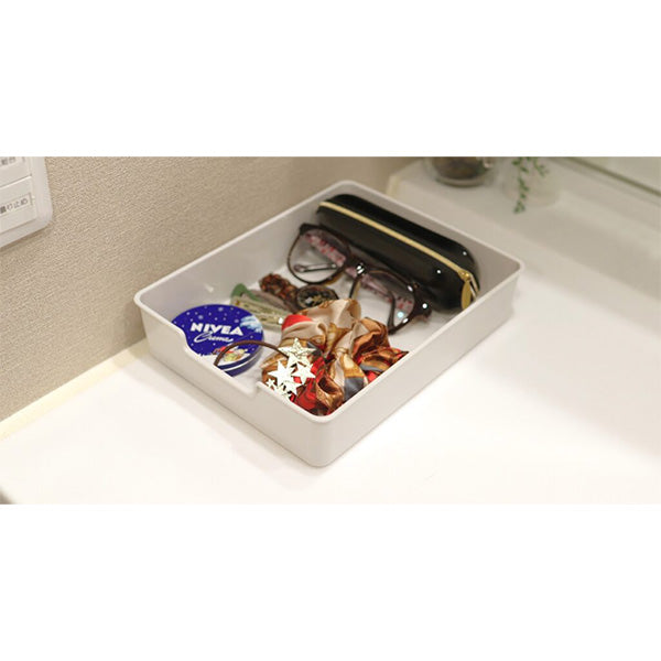 収納ケース ストレージボックス ショート グレー 026252