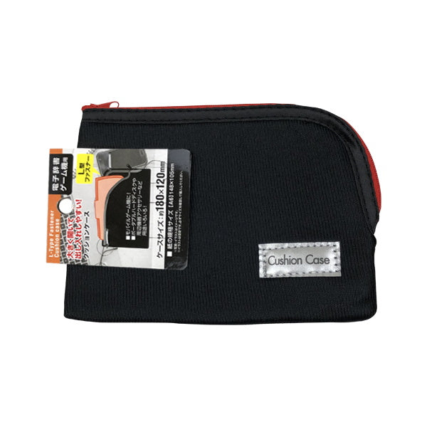 L型ファスナークッションケース 電子辞書/ゲーム 18x12cm 026294