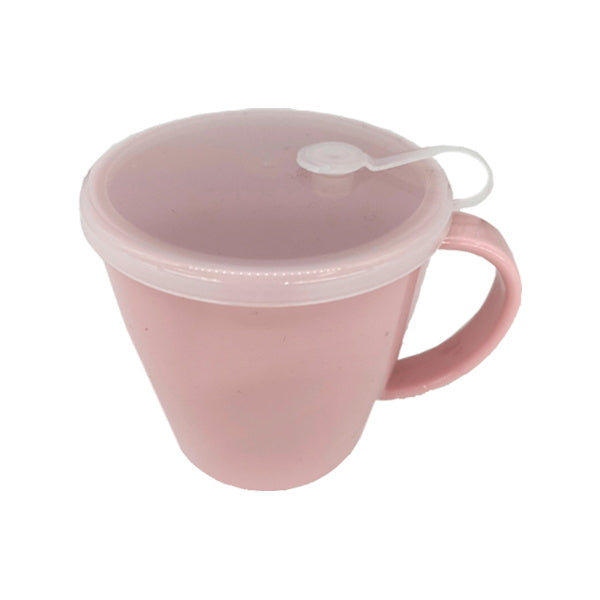 【在庫限り】G&B フタ付マグカップ ペールピンク 026678