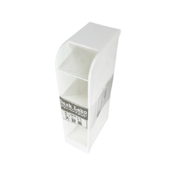 DeskLabo タワーペンスタンド ホワイト 卓上収納ケース 026712