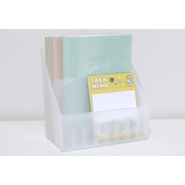 DeskLabo プチポケット ホワイト 卓上収納ケース 026714