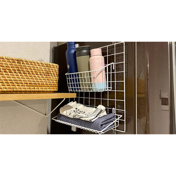 ワイヤーラック Dタイプ ホワイト 027407