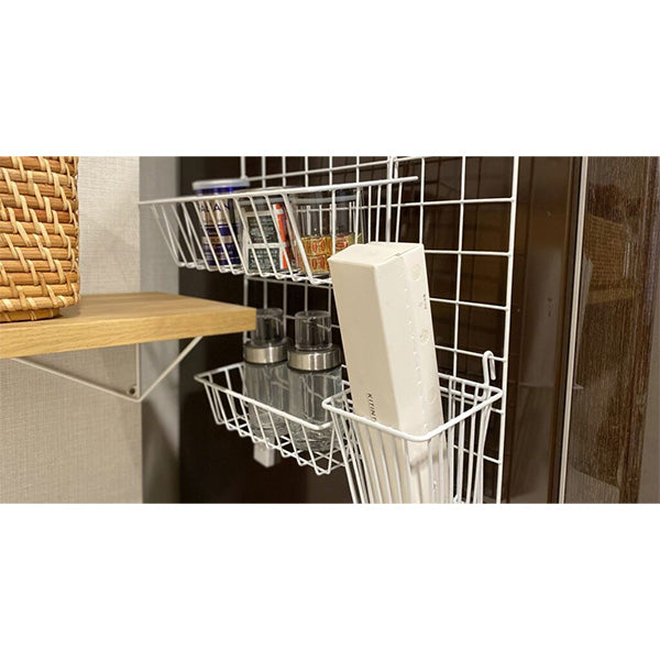 ワイヤーカゴ Cタイプ ホワイト 027411