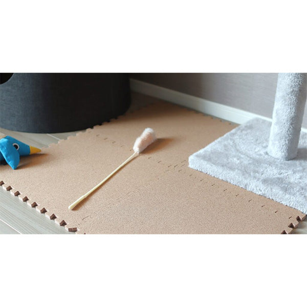 タイルカーペットコルクジョイントマット 小粒 30×30×厚み0.8cm 027441